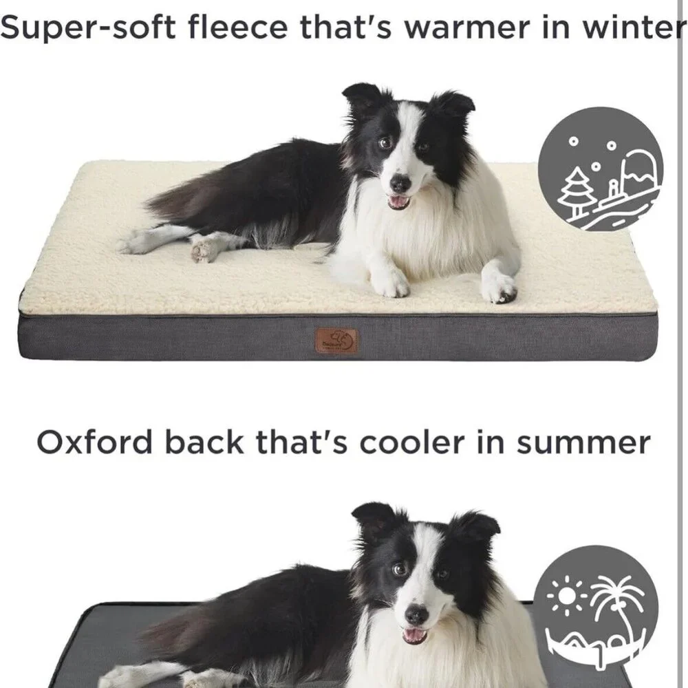 NEW Small Dog Bed Therapeutic Egg Shell Padding With Removable Washable Cover